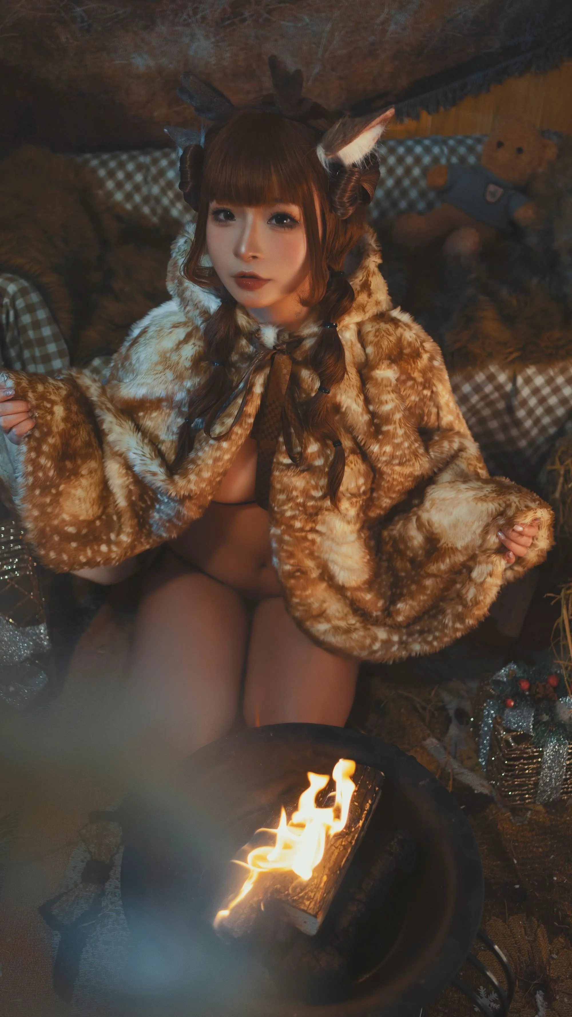 yuuhui玉汇 – NO.011 圣诞麋鹿兽耳 [110P]插图8
